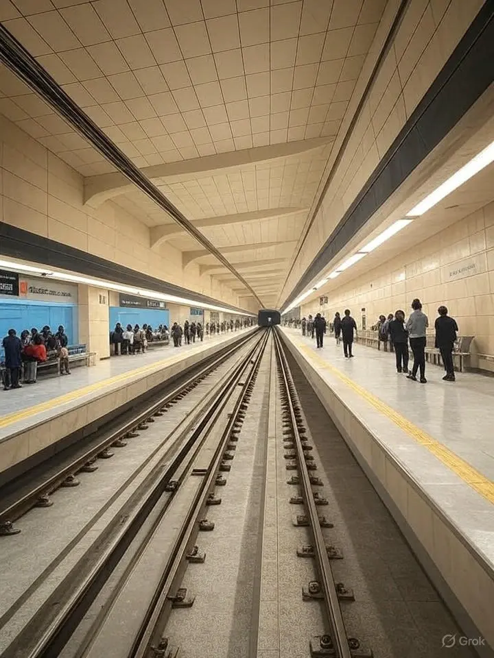 تذاكر مترو الرياض 2025 مع عرض لأسعار التذاكر وآلة الشراء في إحدى المحطات