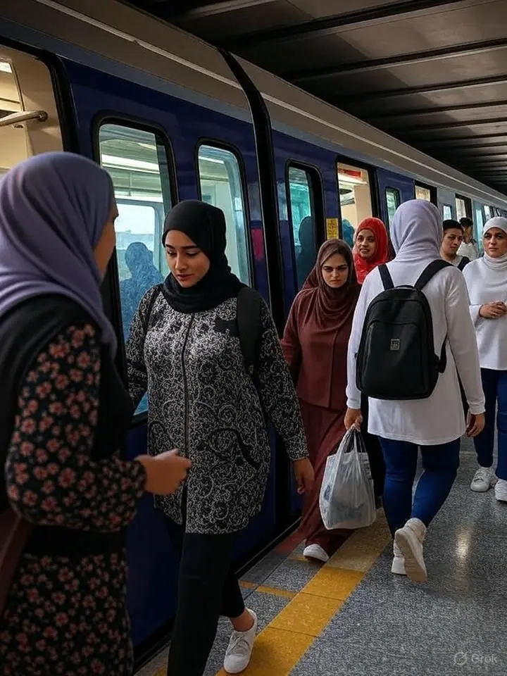 خريطة توضح محطات مترو الرياض موزعة على الخطوط الستة مع أسماء المحطات الرئيسية